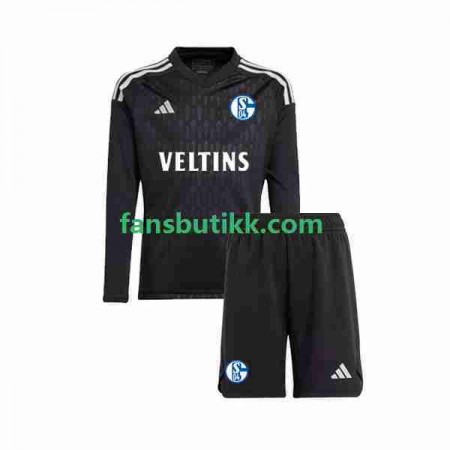 Fotballdrakt Schalke 04 Keeper Barn Bortetrøye 2023-2024 Langermet